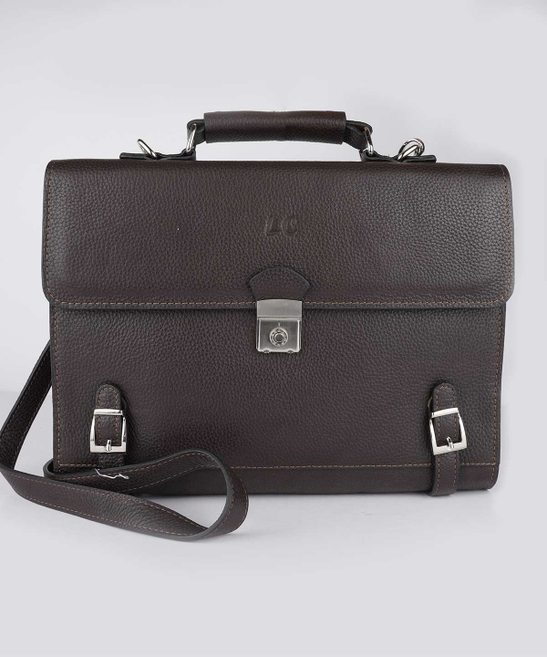 کیف اداری مردانه چرم طبیعی شهر چرم Leather City مدل N111620
