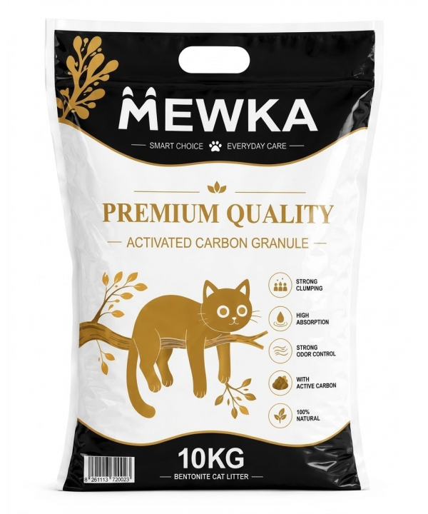 خاك گربه كربن دار ميوكا 10 kg