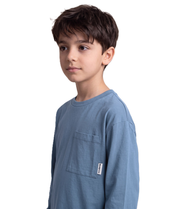 تيشرت آستين بلند پسرانه سارك مدل 0065408