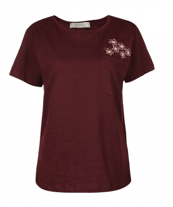 تیشرت یقه گرد زنانه آلفونسی Alfonsi کد W2130001TS