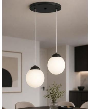 لوستر دو شعله چشمه نور مدل R1204/2