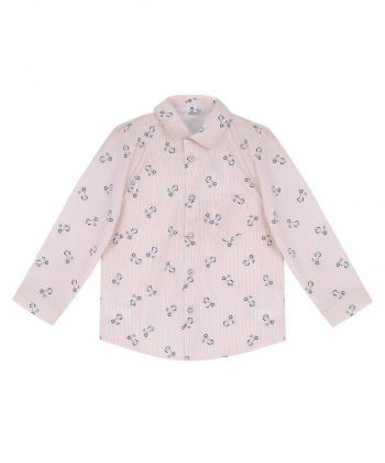 پیراهن آستین بلند پسرانه ال سی وایکیکی LC Waikiki کد 0W13881