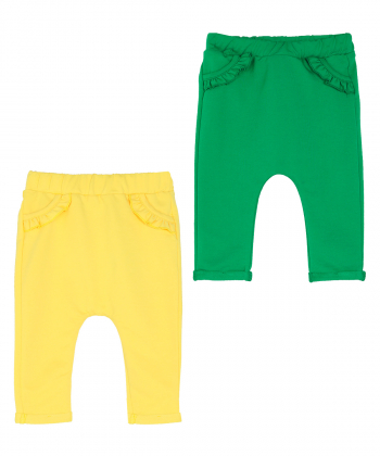 شلوار دخترانه نوزادی ال سی وایکیکی LC Waikiki کد 0W31673 بسته 2 عددی