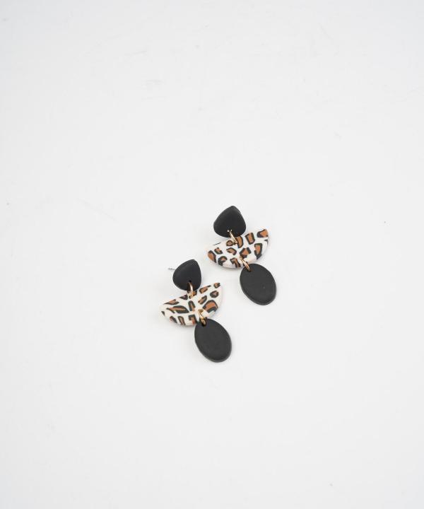گوشواره زنانه قلم فلزی مدل earringpoliHE02 __D