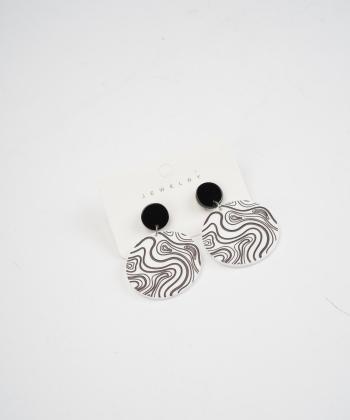 گوشواره زنانه قلم فلزي مدل earringplexHE01