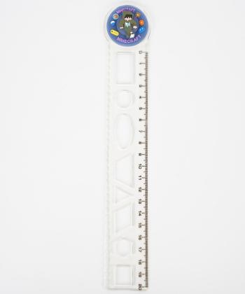 خط کش 20cm شابلون دار (چراغ دار) مدل 96520