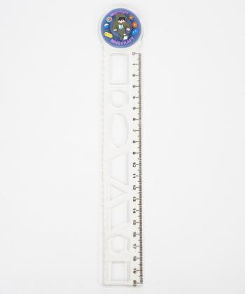 خط کش 20cm شابلون دار (چراغ دار) مدل 96520