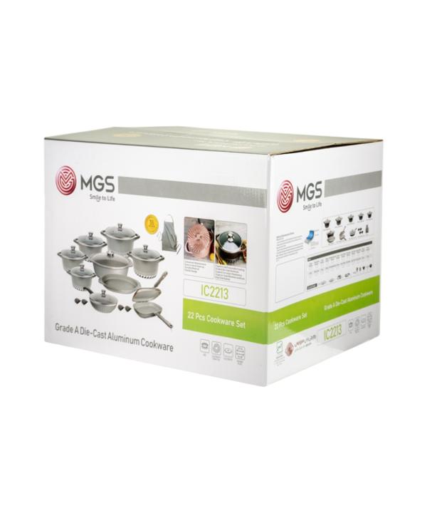 سرویس قابلمه 22 پارچه گرانیت ام جی اس مدل ایتالیا C