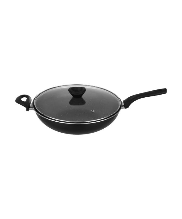 تابه وک سایز 32 با درب تکنو ظرف مدل Wok 32