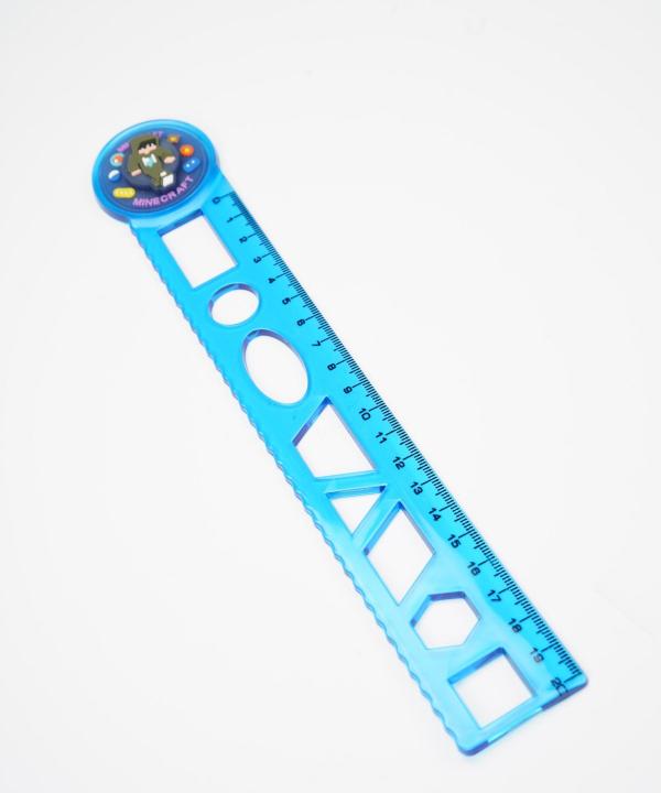 خط‌کش  20cm شابلون‌دار (چراغ‌دار) مدل 96520  __D