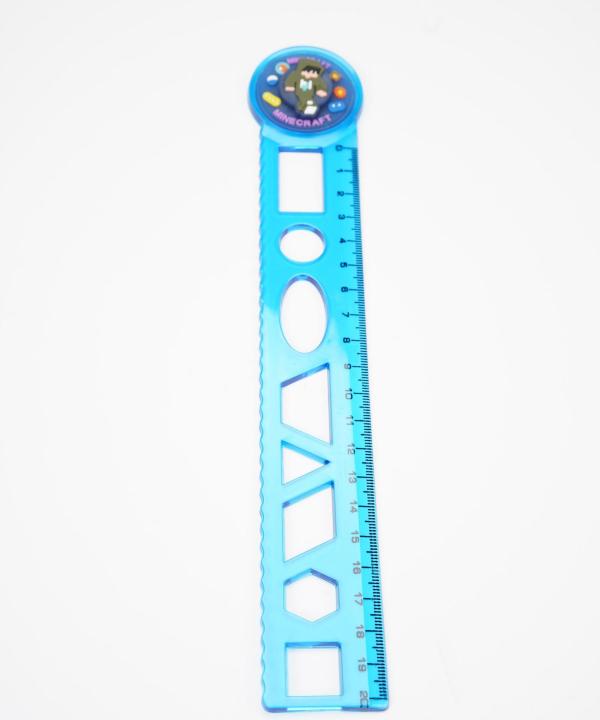 خط‌کش  20cm شابلون‌دار (چراغ‌دار) مدل 96520  __D