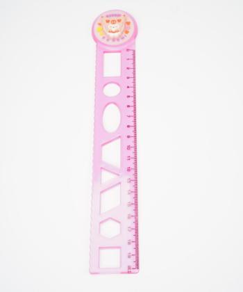 خط کش 20cm شابلون دار (چراغ دار) مدل 96520
