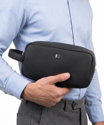 کیف دستی مردانه چرم طبیعی منط مدل F147