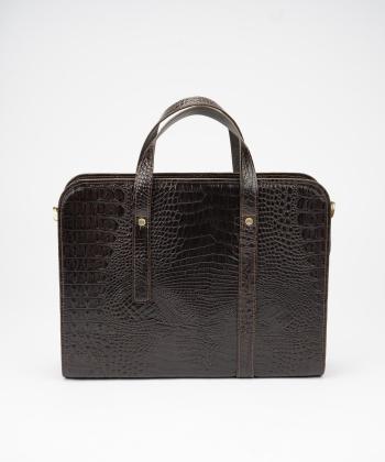 کیف اداری  مردانه چرم طبیعی منطMANTEکد A122