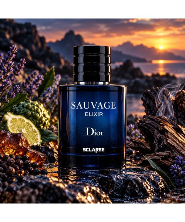 ادوپرفیوم حجم 100 میلی لیتر مردانه اسکلاره مدل Sauvage Elixir