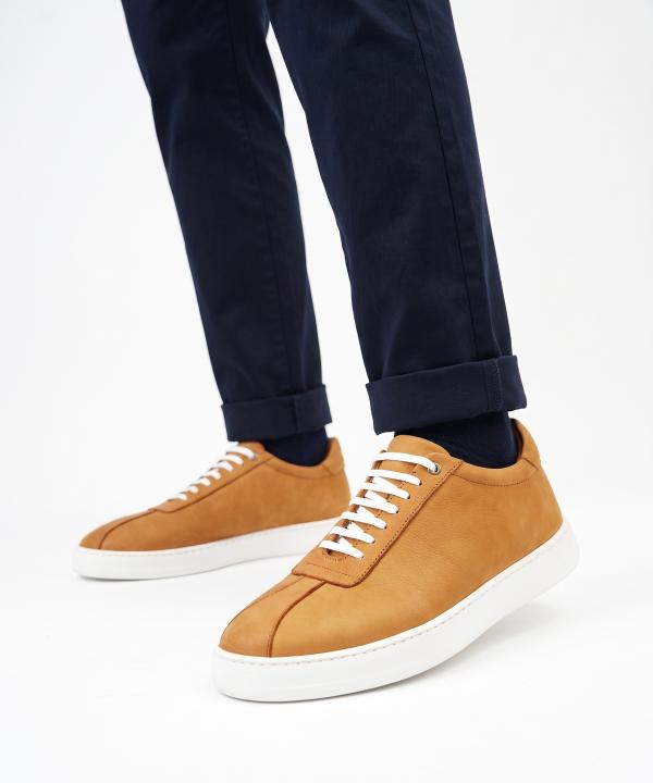 کفش اسنیکر چرم طبیعی مردانه بیسراک مدل BIS-NL-Shoes-2480 __AF