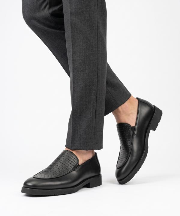 کفش چرم طبیعی مردانه بیسراک مدل BIS-NL-Shoes-7622-7 __AF