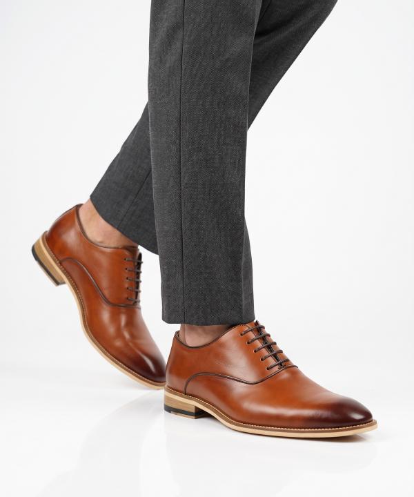 کفش چرم طبیعی مردانه بیسراک مدل BIS-NL-Shoes-7439-1 __AF