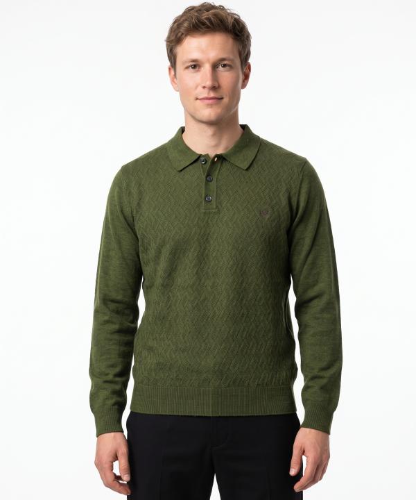 پليور سه دكمه مردانه پيركاردين pierrecardin كد POT30407153