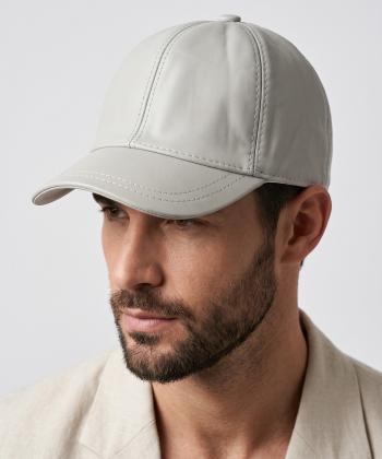 کلاه چرم طبیعی نقاب دار بیسراک مدل HatLeather-104