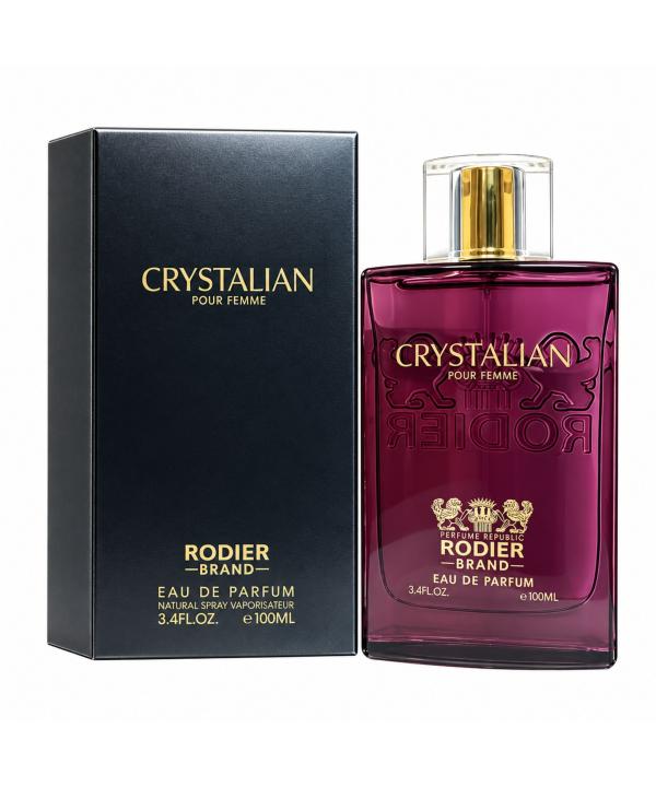 ادوپرفیوم حجم 100 میلی لیتر زنانه رودیر مدل Crystalian