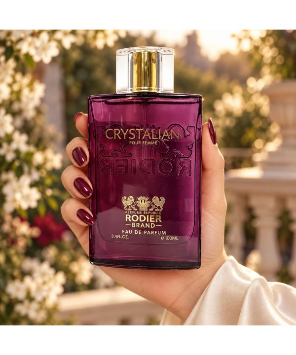 ادوپرفیوم حجم 100 میلی لیتر زنانه رودیر مدل Crystalian