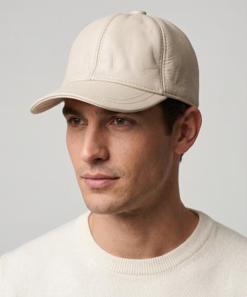 کلاه چرم طبیعی نقاب دار بیسراک مدل HatLeather-104