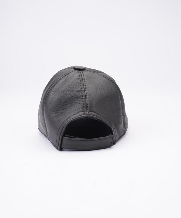 کلاه چرم طبیعی نقاب دار بیسراک مدل HatLeather-104 __D