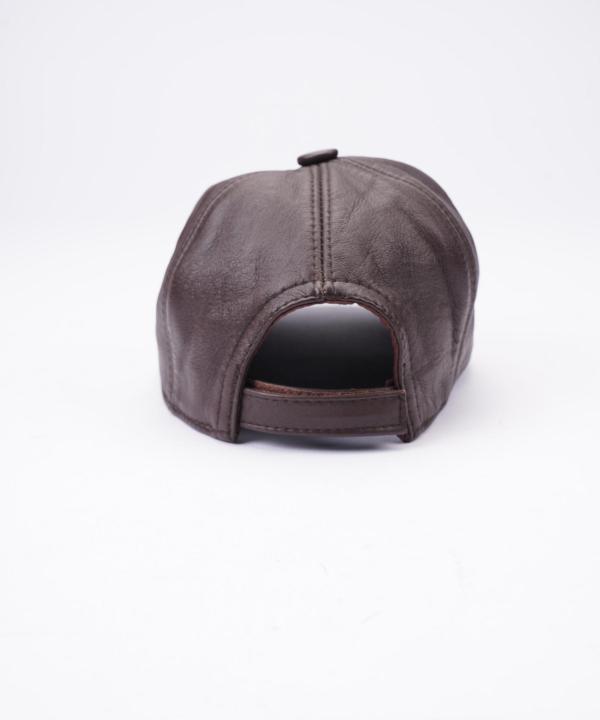 کلاه چرم طبیعی نقاب دار بیسراک مدل HatLeather-104 __D