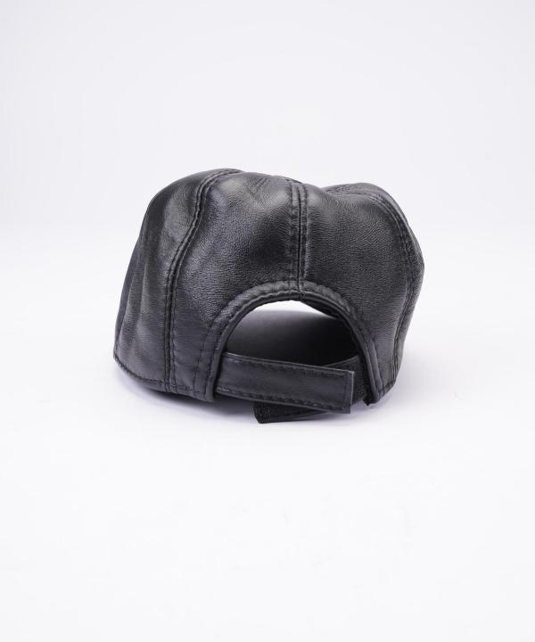 کلاه چرم طبیعی نقاب دار بیسراک مدل HatLeather-401 __D