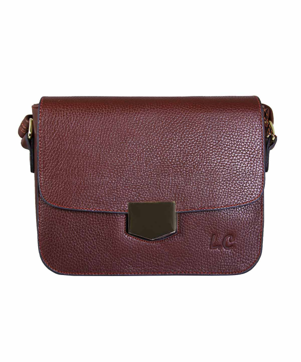 کیف دوشی چرم زنانه شهر چرم Leather City مدل M1111122