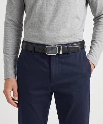 کمربند چرم طبیعی مردانه بیسراک مدل MenBelt-R414