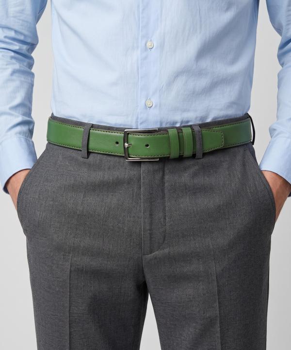 کمربند چرم طبیعی مردانه بیسراک مدل MenBelt-601