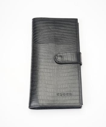 کیف پول رایان زنانه کروکو مدل rayan-lizard