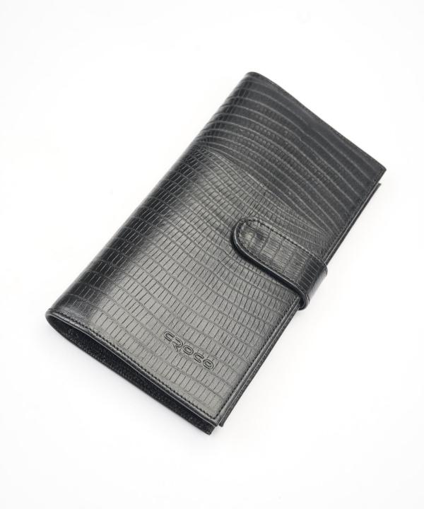 کیف پول رایان زنانه کروکو مدل rayan-lizard __D