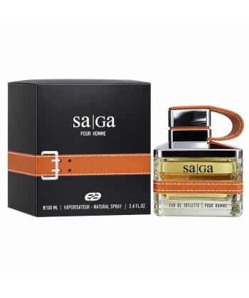 ادوپرفیوم حجم 100 میلی لیتر مردانه عماد آرا مدل Saga Men