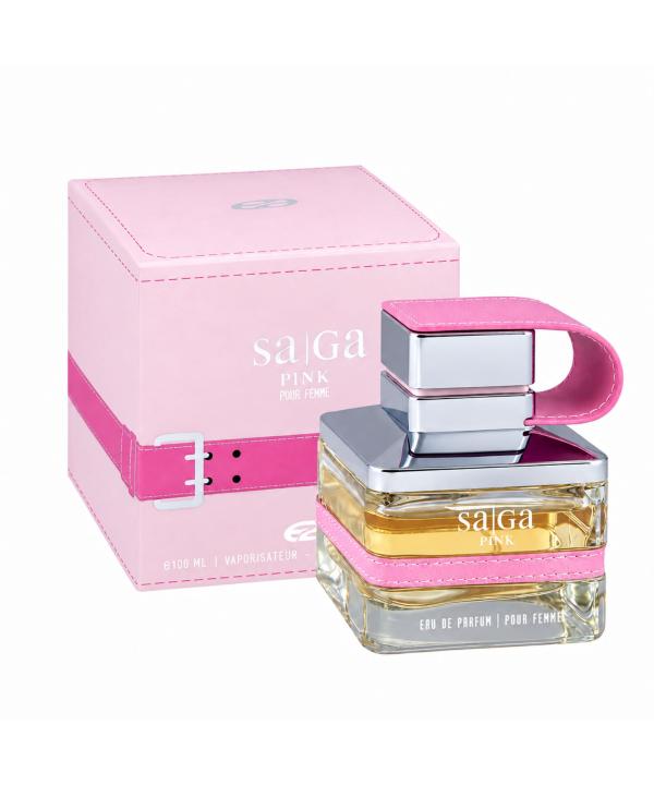 ادوپرفیوم حجم 100 میلی لیتر زنانه عماد آرا مدل Saga pink
