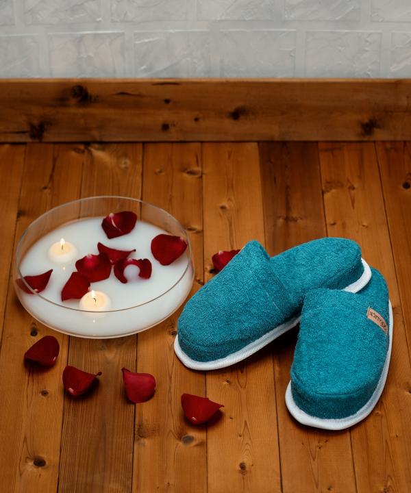 دمپایی حوله ای دنیز مدل KERALICHe