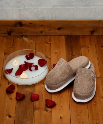 دمپایی حوله ای دنیز مدل KERALICHe