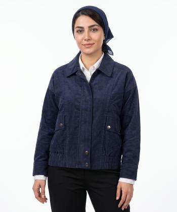 کت مخمل کبریتی زنانه آروما مدل 1228004-04