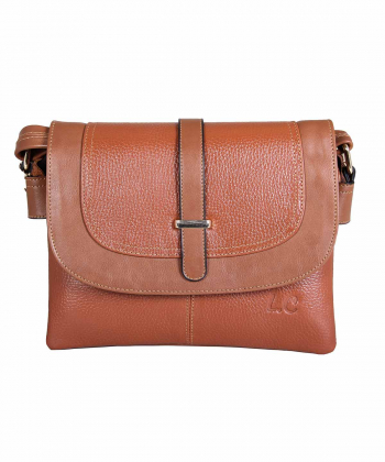 کیف دوشی زنانه چرم طبیعی شهر چرم Leather City مدل M111922