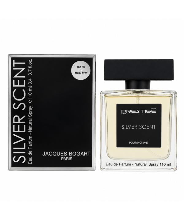 ادوپرفیوم حجم 110 میلی لیتر مردانه پرستیژ مدل Jacques Bogart Silver Scent