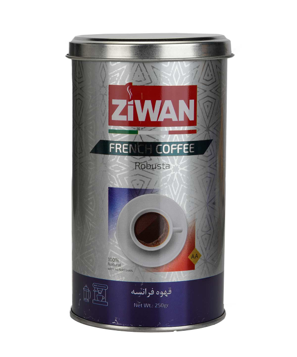 قهوه فرانسه زیوان Ziwan وزن 250 گرم