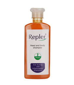 شامپو گیاهی سر و بدن رپلر Repler حجم 300 میلی لیتر