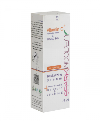 کرم روشن کننده اسپارک وودن Spark wooden مدل Vitamin c حجم 75 میلی لیتر