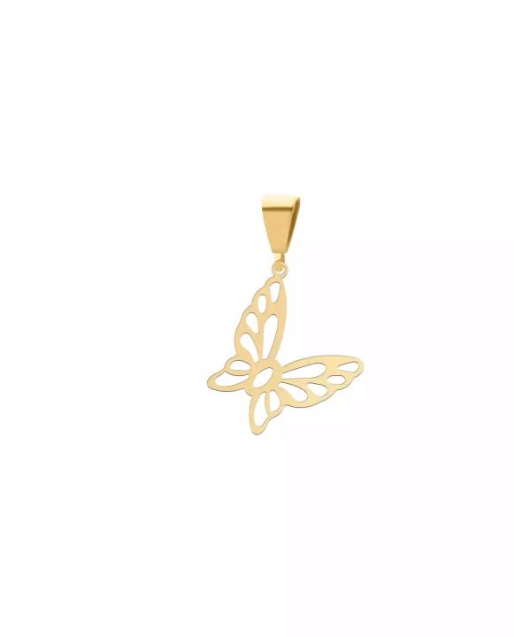 آویز طلا پروانه رقصان روبی Ruby کد 60495