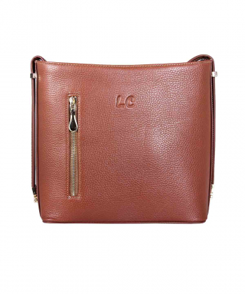 کیف دوشی زنانه چرم طبیعی شهر چرم Leather City مدل M1111306