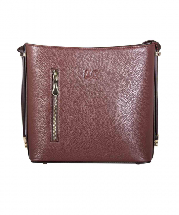 کیف دوشی زنانه چرم طبیعی شهر چرم Leather City مدل M1111306