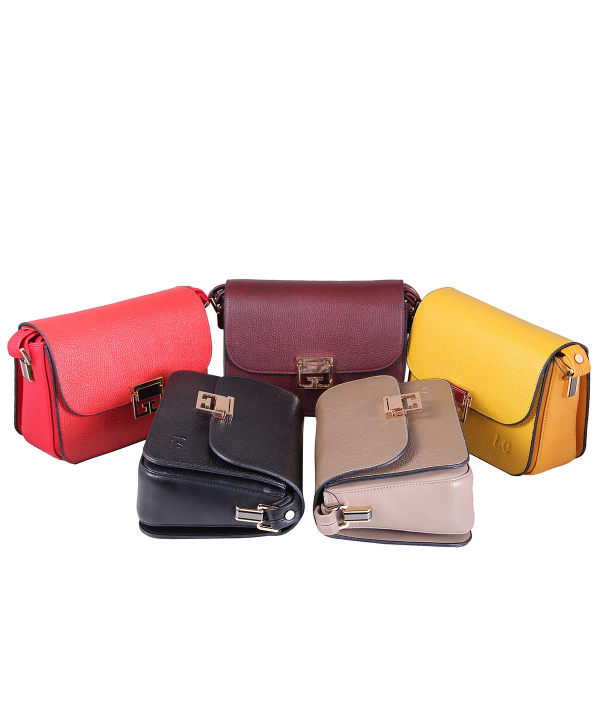کیف دوشی چرم زنانه شهر چرم Leather City مدل M1111327