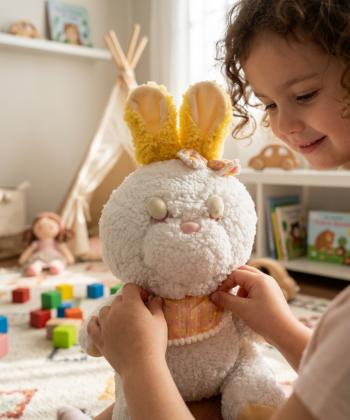 عروسک خرگوش رنگی آویدان تویز مدل AV0514